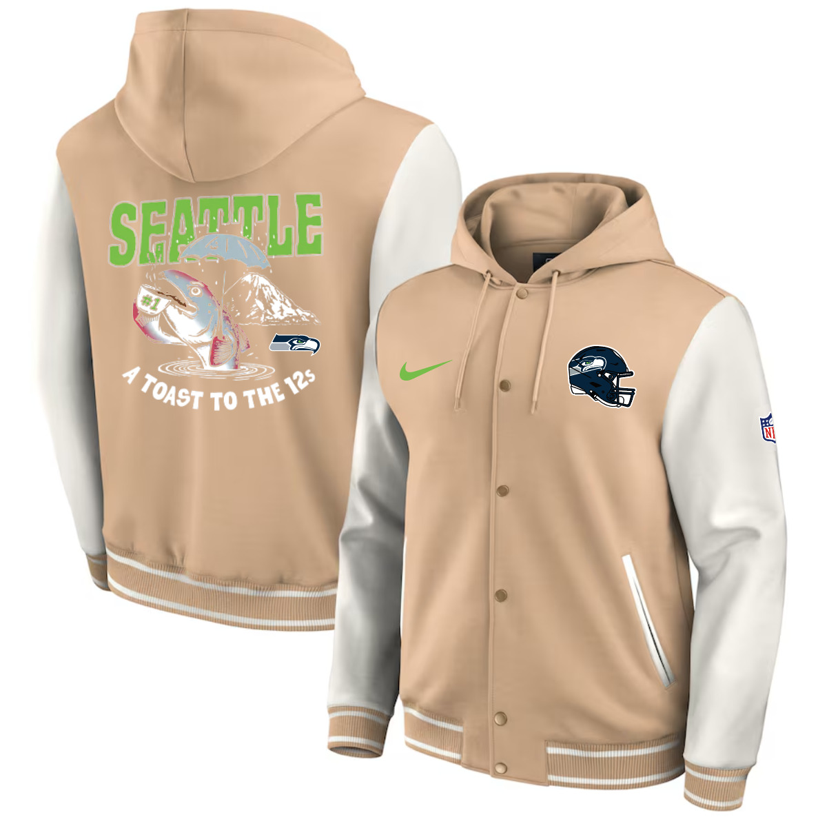 Men 2025 NFL Seattle Seahawks jacket syle 2